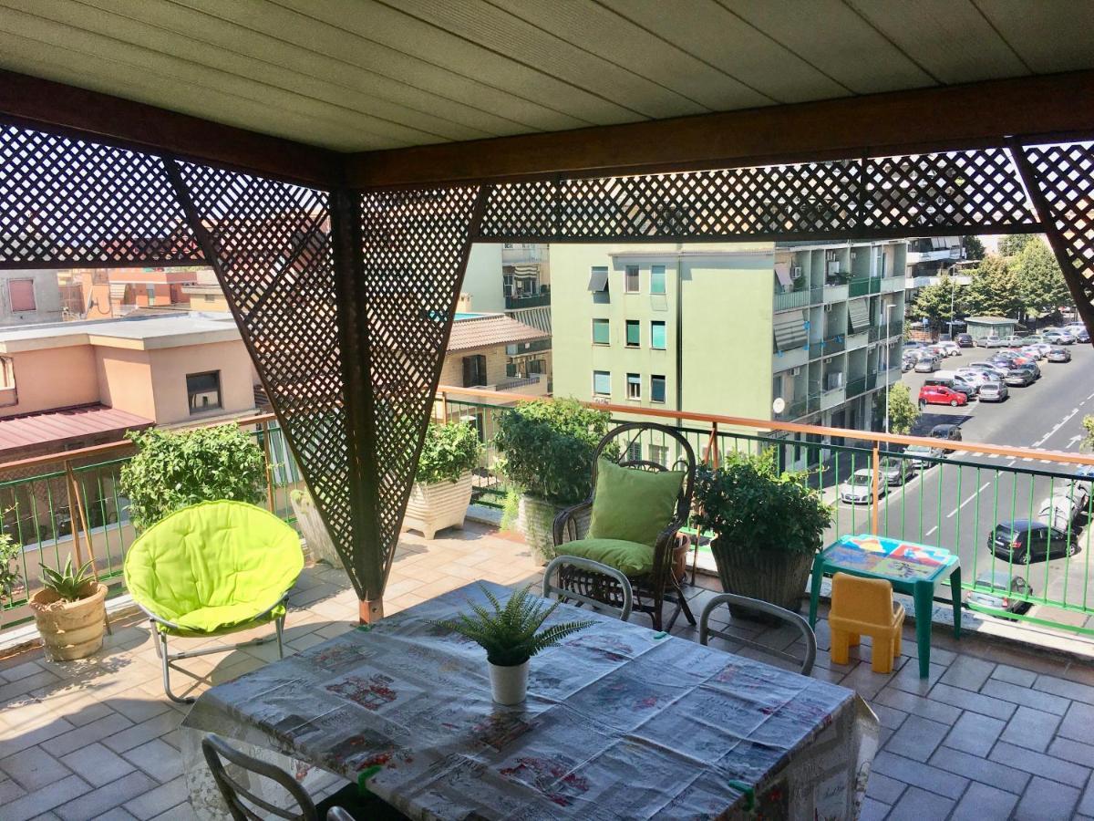 Panoramic And Bright Penthouse Is Waiting For You Apartment Rome Bagian luar foto