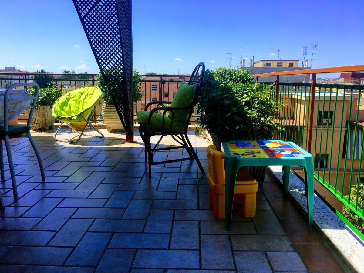 Panoramic And Bright Penthouse Is Waiting For You Apartment Rome Bagian luar foto