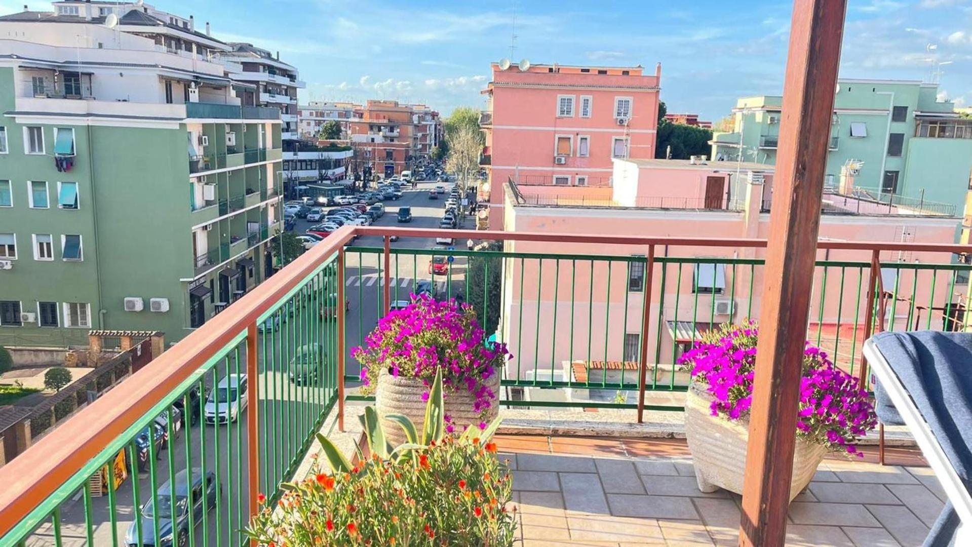 Panoramic And Bright Penthouse Is Waiting For You Apartment Rome Bagian luar foto